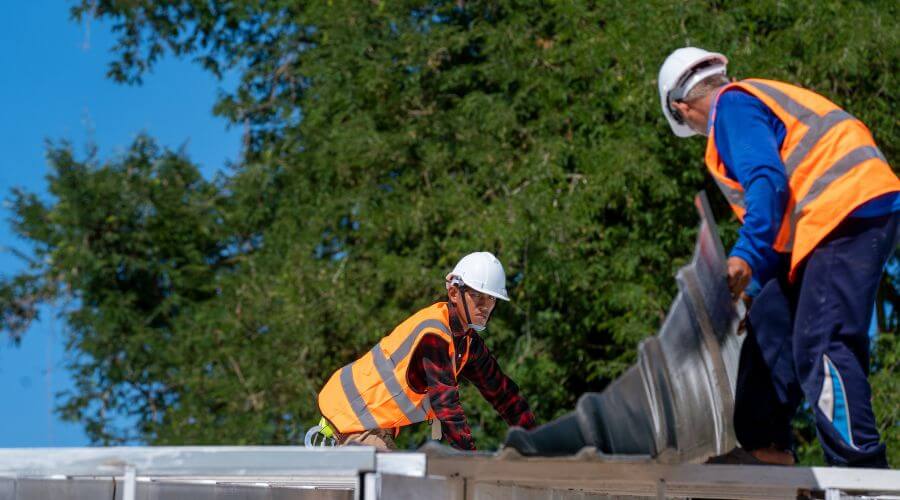 Roof repair in Rosanky, TX